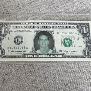 Funny Peyton Manning $1 Bill